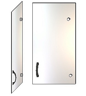 Фл 0.2 Дверь стеклянная низкая 